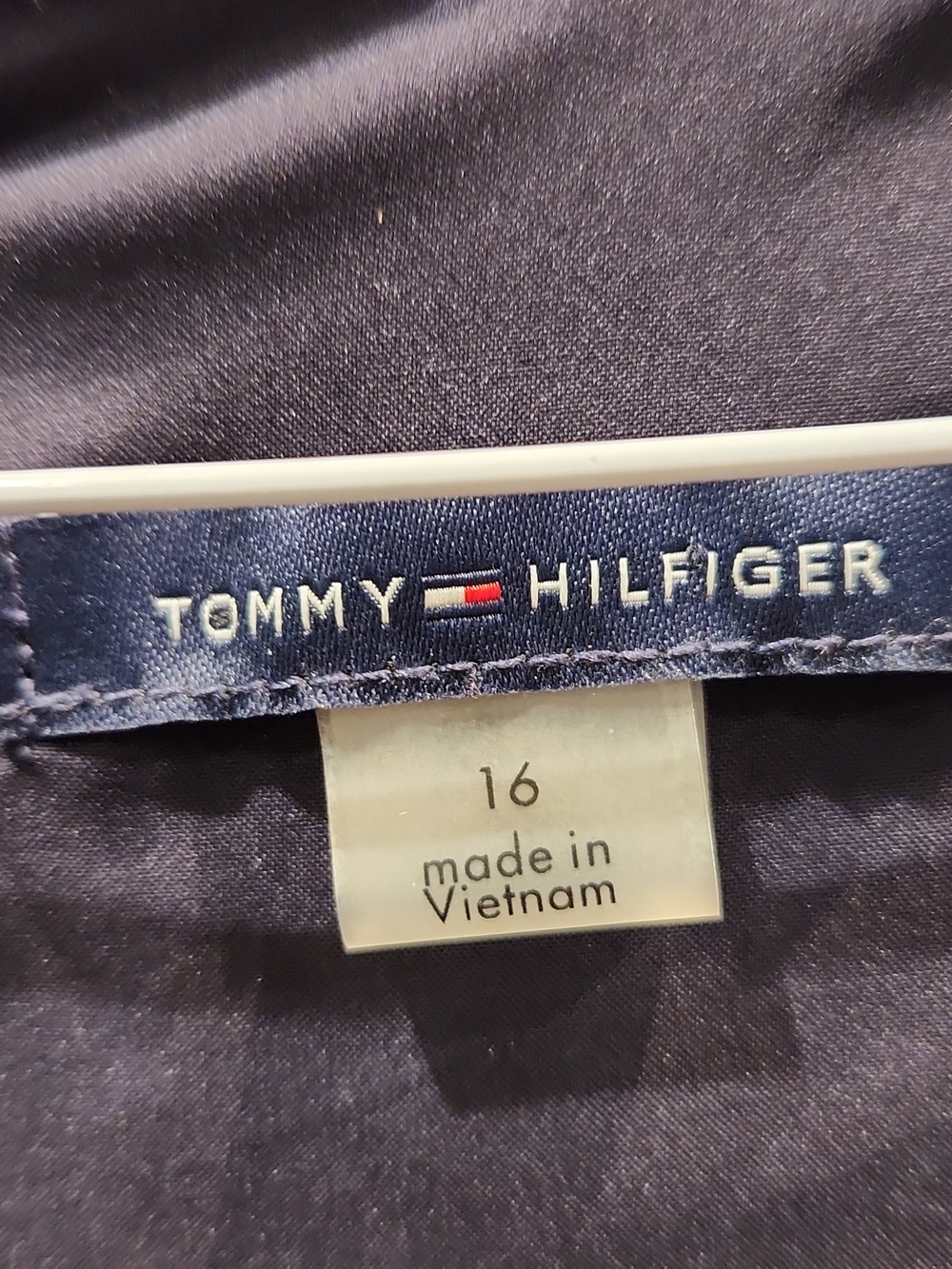 EUC Tommy Hilfiger Black, Brown & Green Tiered Women's Sz 16  Dress - Picture 2 of 8